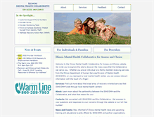 Tablet Screenshot of illinoismentalhealthcollaborative.com